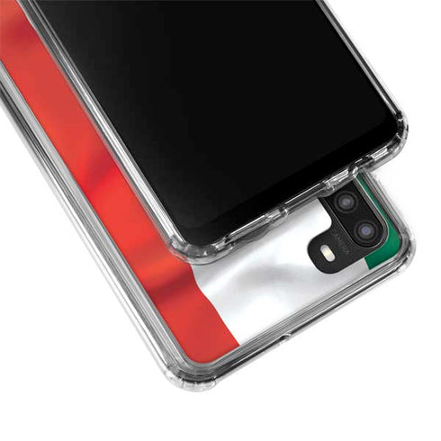 Mexico Flag Galaxy A21 Clear Case